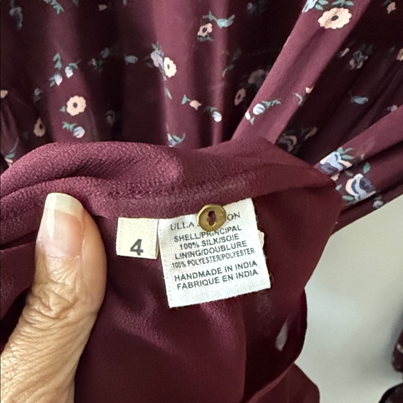 Ulla Johnson Gita Floral Silk Dress | 4 - Picture 7 of 9